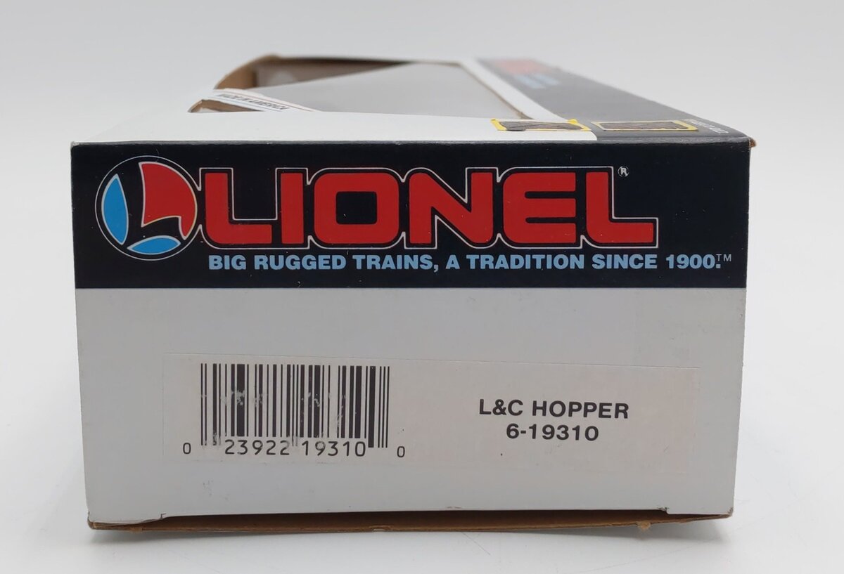Lionel 6-19310 O Gauge Lancaster and Chester 4-Bay Hopper w/Coal Load LN/Box