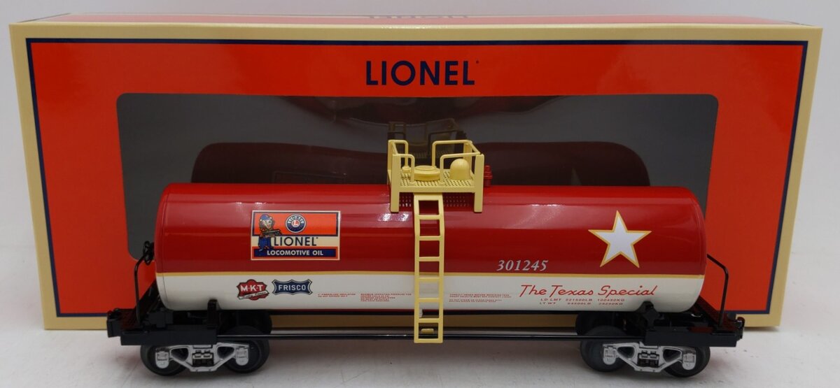 Lionel 6-58550 O Gauge MLR Texas Special Unibody Tank Car #301245 LN/Box