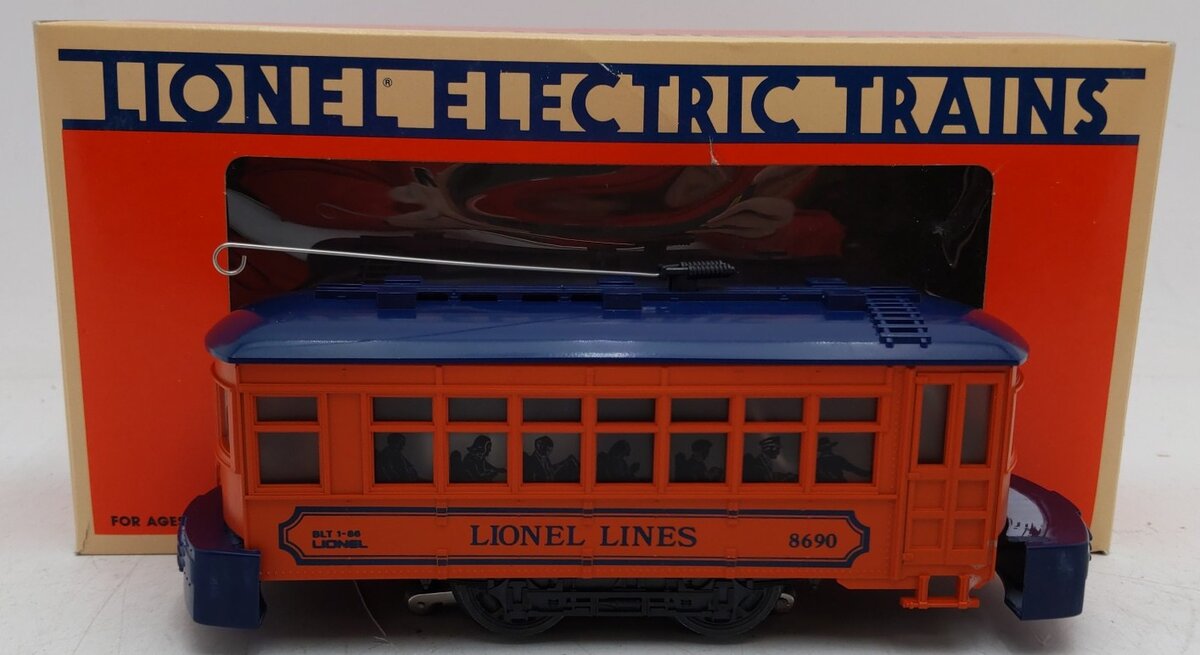 Lionel 6-8690 O Gauge Lionel Lines Trolley Car #8690 EX/Box