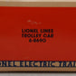Lionel 6-8690 O Gauge Lionel Lines Trolley Car #8690 EX/Box