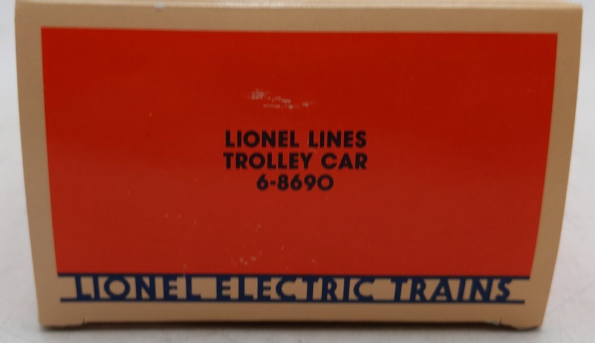 Lionel 6-8690 O Gauge Lionel Lines Trolley Car #8690 EX/Box