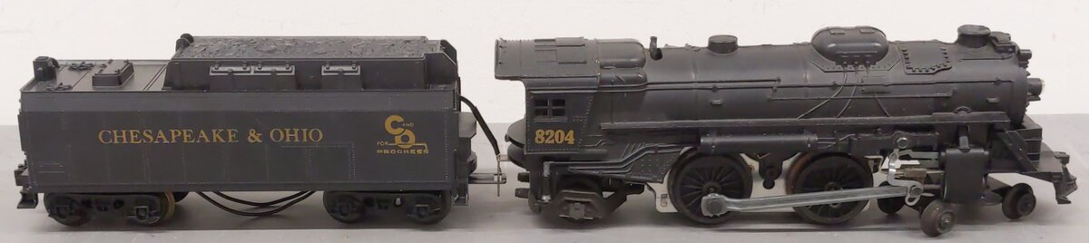 Lionel 6-8204 O Chesapeake & Ohio 4-4-2 Steam Locomotive & Tender VG/Box