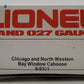 Lionel 6-9361 O Chicago & North Western Bay Window Illuminated Caboose #9361 LN/Box