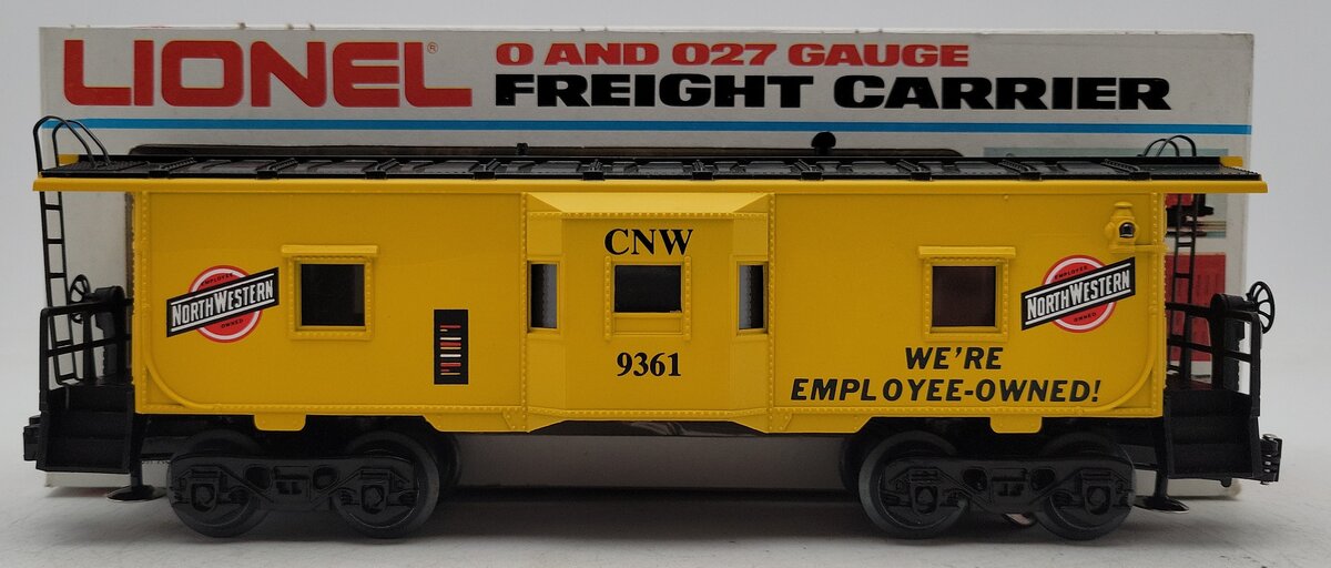 Lionel 6-9361 O Chicago & North Western Bay Window Illuminated Caboose #9361 LN/Box
