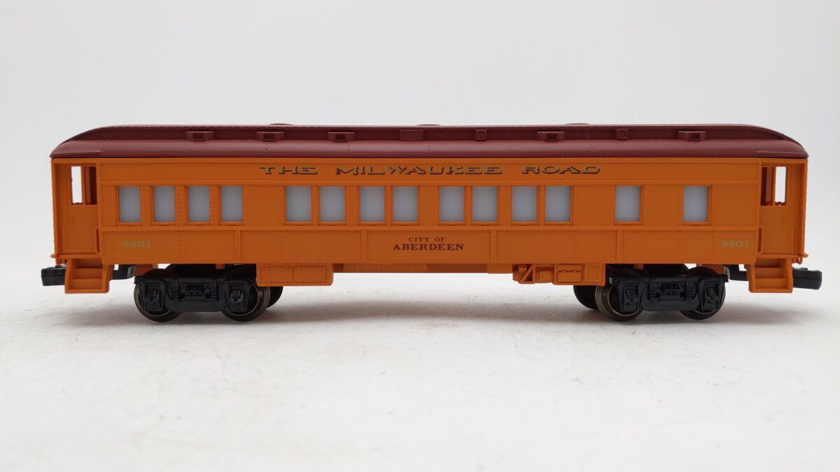 Lionel 6-9501 O Gauge Milwaukee Road Aberdeen Passenger Car EX