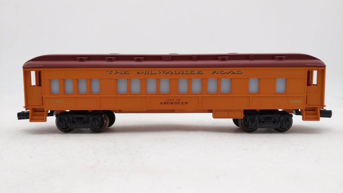 Lionel 6-9501 O Gauge Milwaukee Road Aberdeen Passenger Car EX