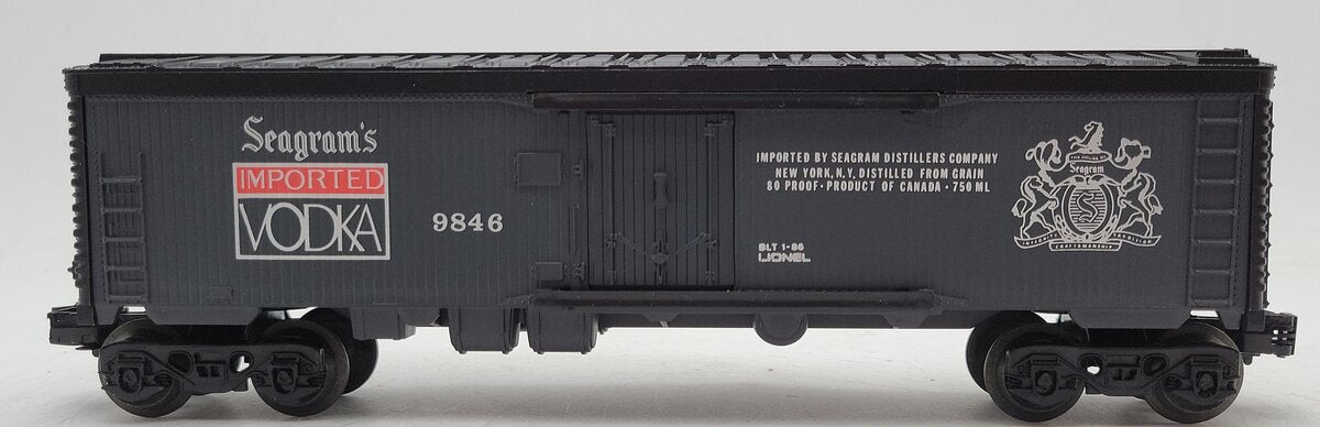 Lionel 6-9846 O Gauge Seagram's Vodka Billboard Reefer LN/Box