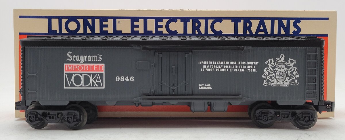 Lionel 6-9846 O Gauge Seagram's Vodka Billboard Reefer LN/Box