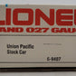 Lionel 6-9407 O Gauge Union Pacific Stock Car #9407 LN/Box