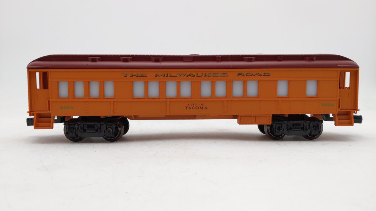 Lionel 6-9504 O Gauge Milwaukee Road "City Of Tacoma" Coach Car #9504 EX