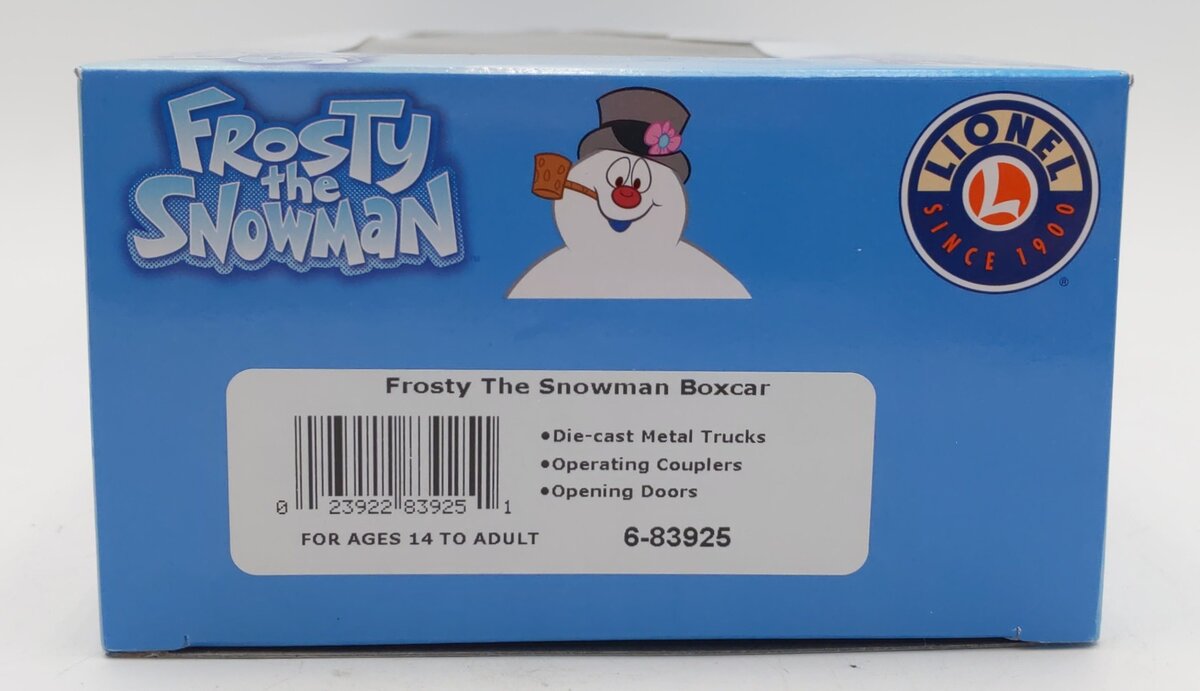 Lionel 6-83925 O Frosty the Snowman Boxcar