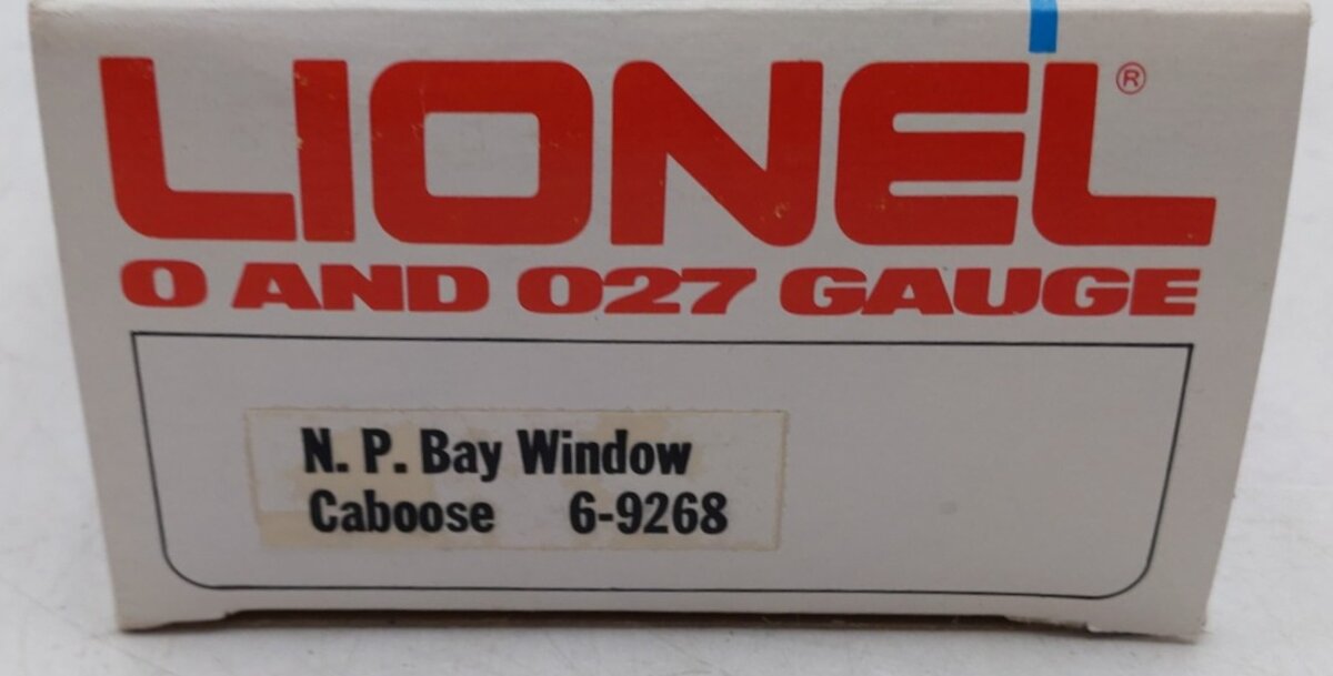 Lionel 6-9268 O Gauge Northern Pacific Bay Window Caboose LN/Box