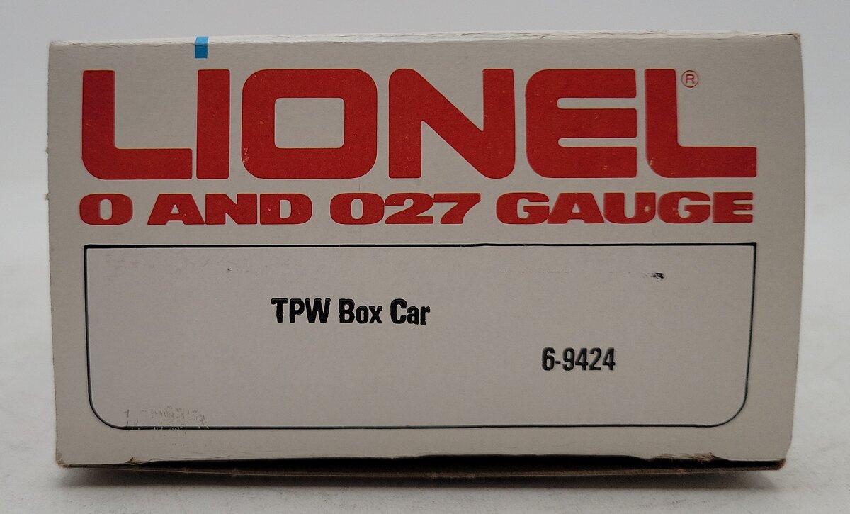 Lionel 6-9424 O Gauge Toledo, Peoria, & Western Boxcar LN/Box