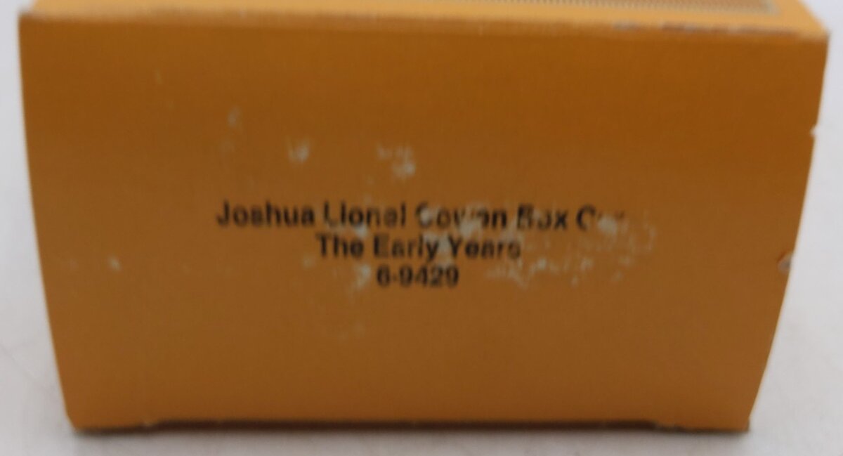 Lionel 6-9429 O Gauge Joshua Lionel Cowen Early Years Boxcar LN/Box