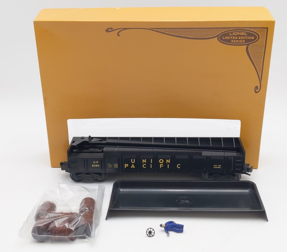 Lionel 6-9290 O Gauge Union Pacific Operating Barrel Car #9290 LN/Box