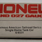 Lionel 6-9321 O Gauge Atchison Topeka & Santa Fe Single Dome Tank Car LN/Box