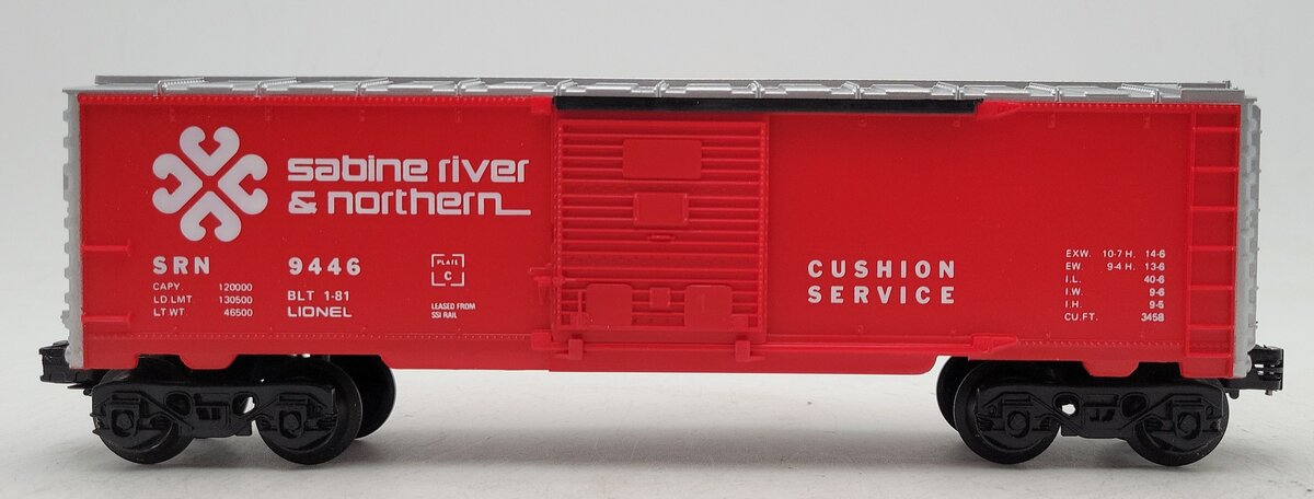 Lionel 6-9446 O Gauge Sabine River & Northern Boxcar LN/Box