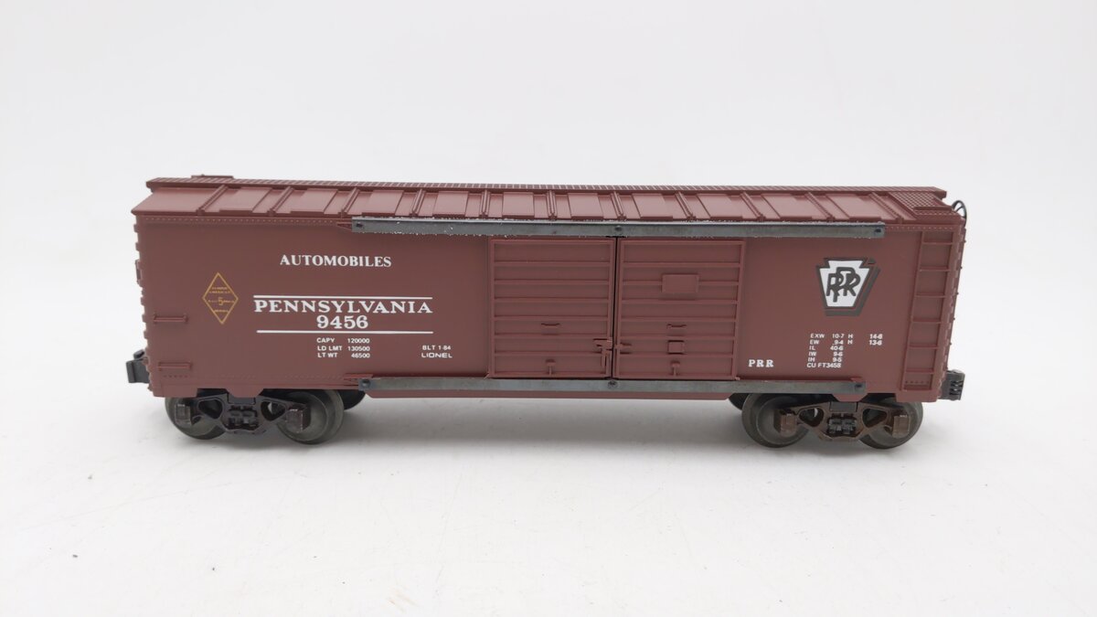 Lionel 6-9456 O Gauge Pennsylvania Railroad Double Door Boxcar #9456 EX/Box
