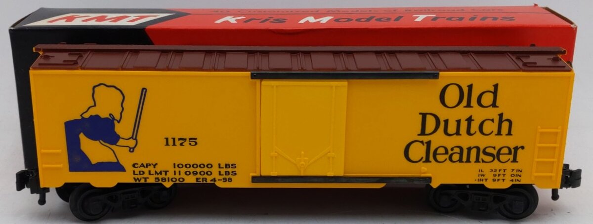 KMT O Gauge Old Dutch Cleanser Box Car #1175 LN/Box