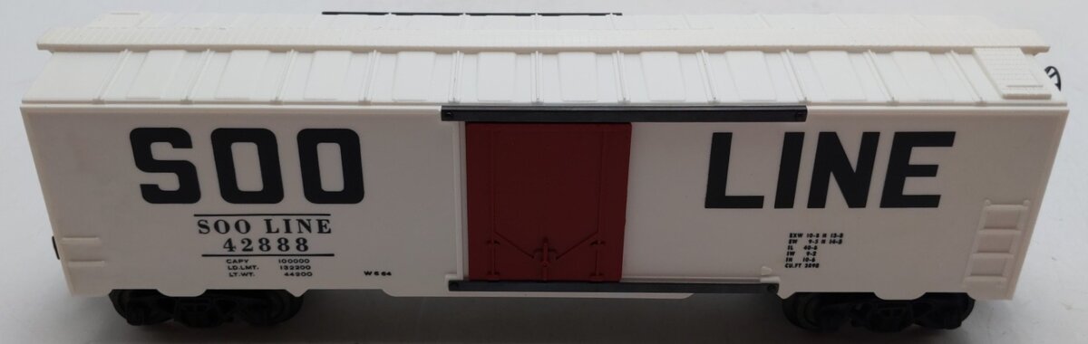 KMT 42888 O Gauge SOO Line Dark Red/White Boxcar LN/Box