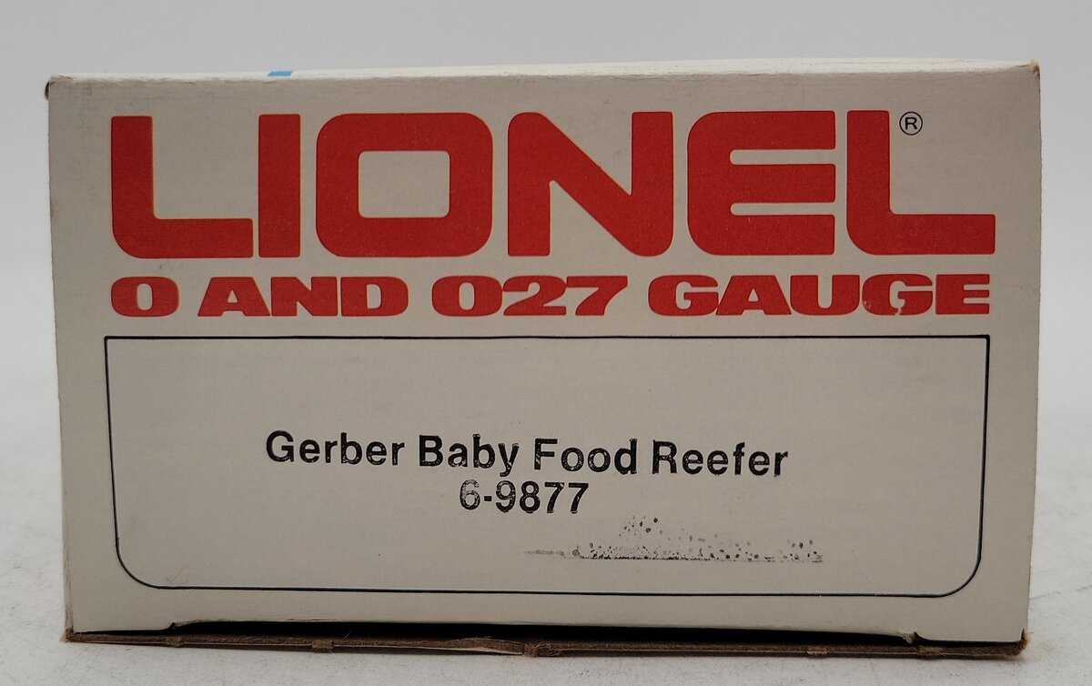 Lionel 6-9877 O Gauge Gerber Baby Food Billboard Reefer Car LN/Box
