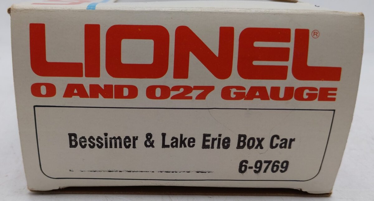 Lionel 6-9769 O Gauge Bessemer & Lake Erie Boxcar EX/Box