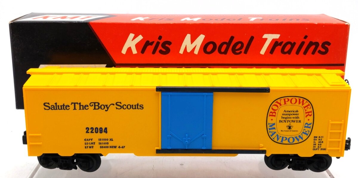 KMT 22094 O Gauge Boy Scouts Boxcar EX/Box