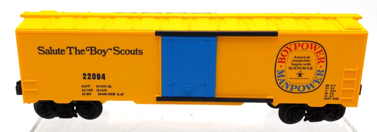 KMT 22094 O Gauge Boy Scouts Boxcar EX/Box
