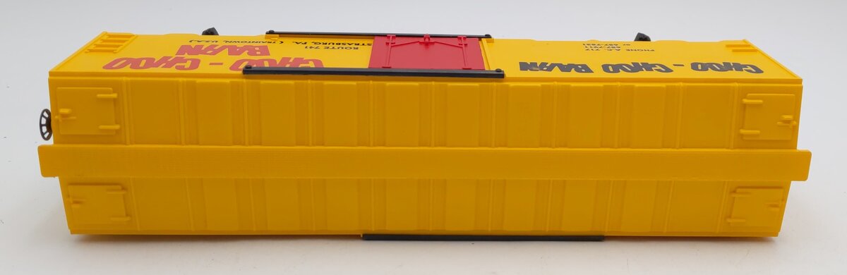 KMT O Gauge Yellow Choo Choo Barn Boxcar EX/Box