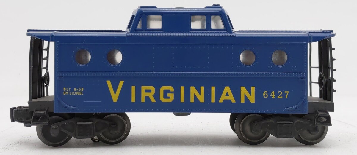 Lionel 6427-60 Vintage O Gauge Virginian Porthole Caboose VG