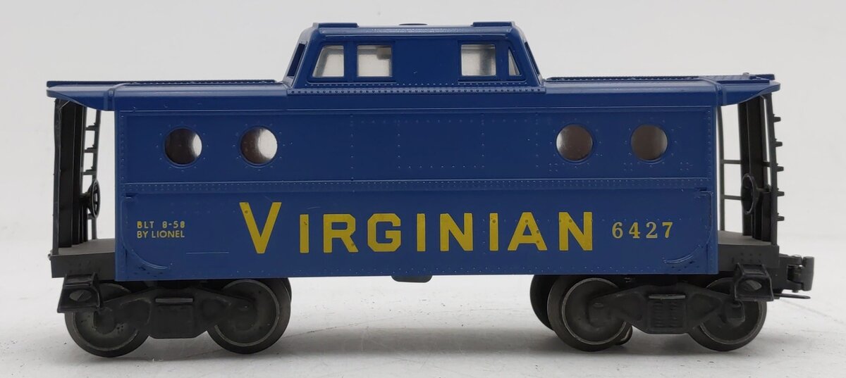 Lionel 6427-60 Vintage O Gauge Virginian Porthole Caboose VG