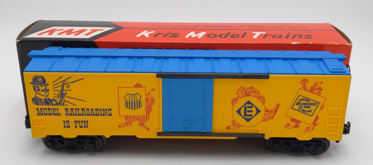 KMT O Gauge Union Pacific "Model Railroading Is Fun" Reefer Car EX/Box
