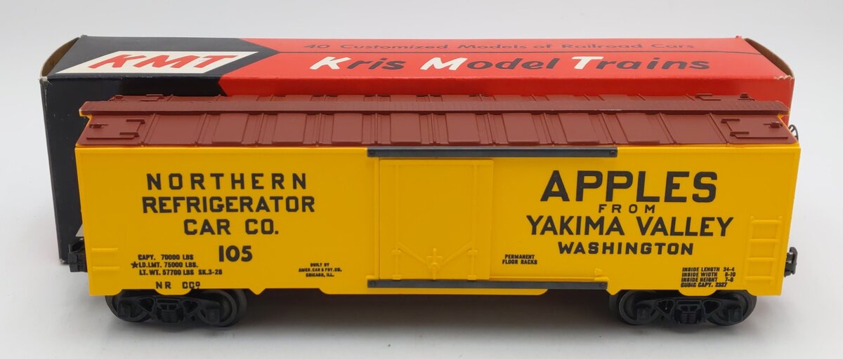 KMT 105 O Gauge Northern Refrigerator Car Co. Reefer Car EX/Box