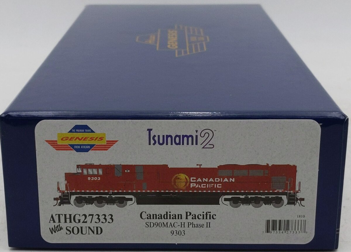 Athearn G27333 HO Canadian Pacific G2 SD90MAC-H Diesel Loco DCC/Sound #9303