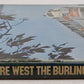 Everywhere West: The Burlington Route Hardcover Book By Patrick C. Dorin VG