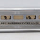 American Flyer 661 Vintage S Gauge Aluminum Pullman Passenger Car VG
