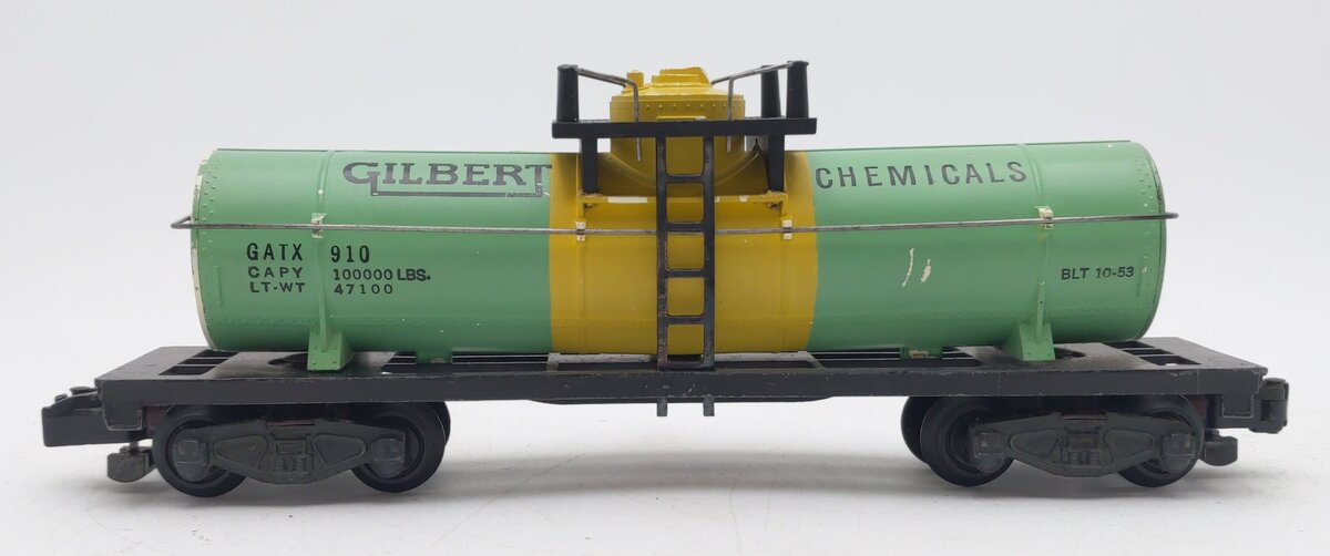 American Flyer 910 Vintage S Gilbert Chemicals Single Dome Tank Car VG/Box