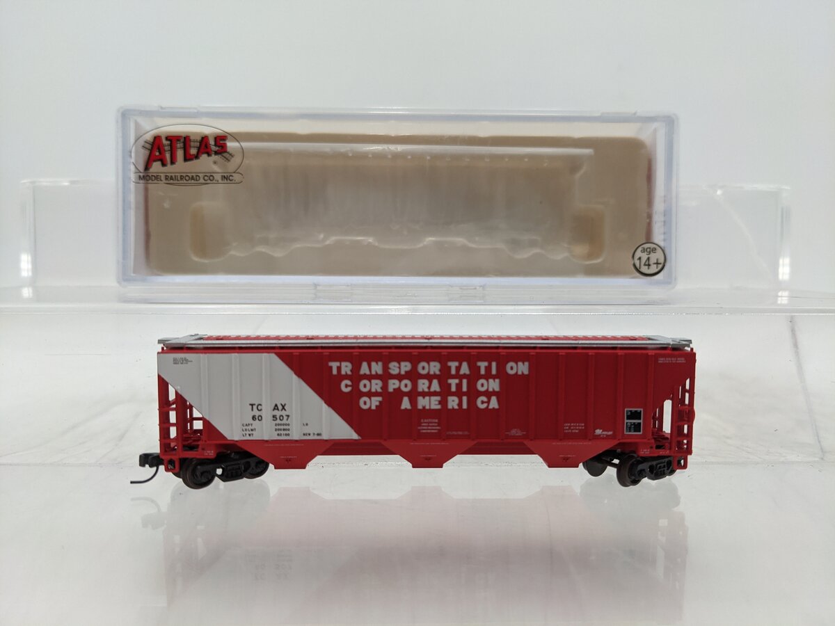 Atlas 50000506 N 4750 TCAX 3-Bay Covered Hopper #60507