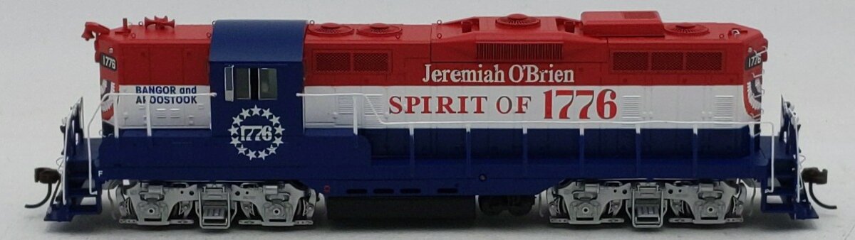 Athearn G82346 HO Bangor & Aroostook GP7 Diesel Locomotive #1776 w/ DCC &Sound