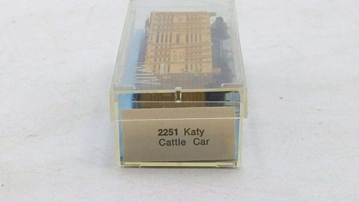 Atlas 2251 N Scale Missouri Kansas Texas MKT "The Katy" Cattle Car #502 EX/Box