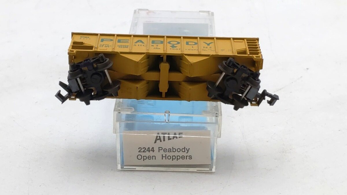 Atlas 2244 N Scale Peabody Short Line Open Hopper #6671 EX/Box