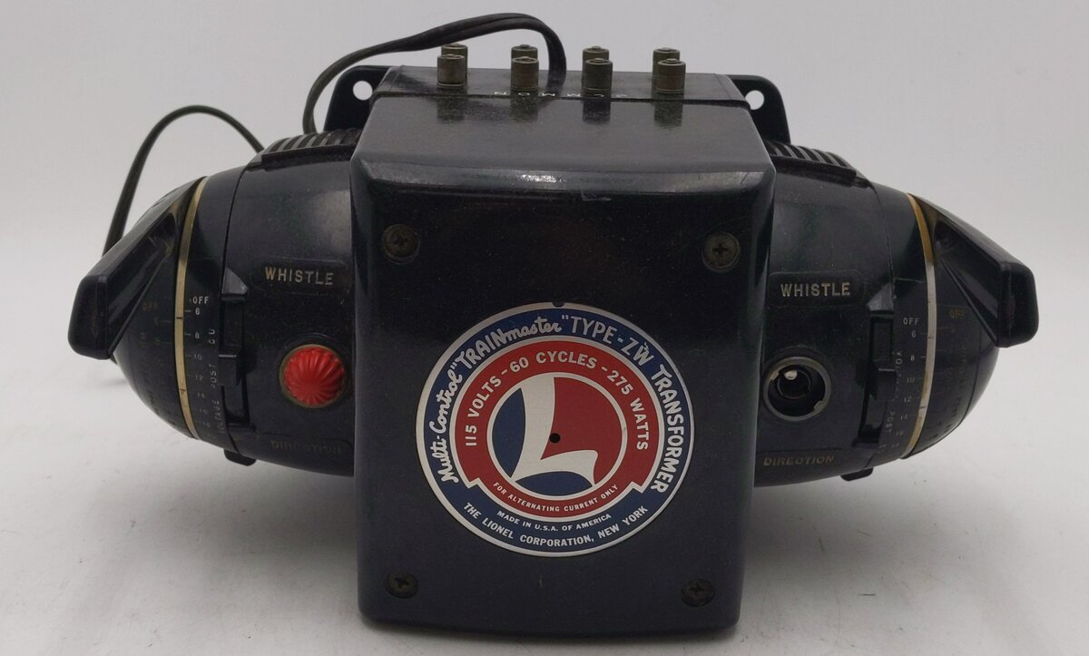 Lionel ZW Vintage O Trainmaster 275 Watt Transformer with Whistle VG