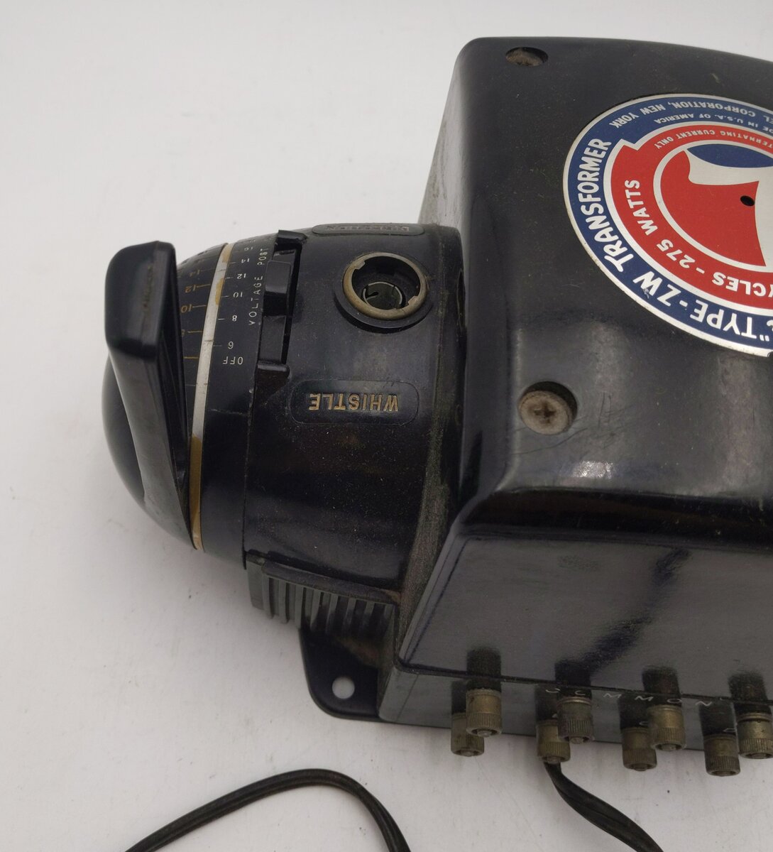 Lionel ZW Vintage O Trainmaster 275 Watt Transformer with Whistle VG