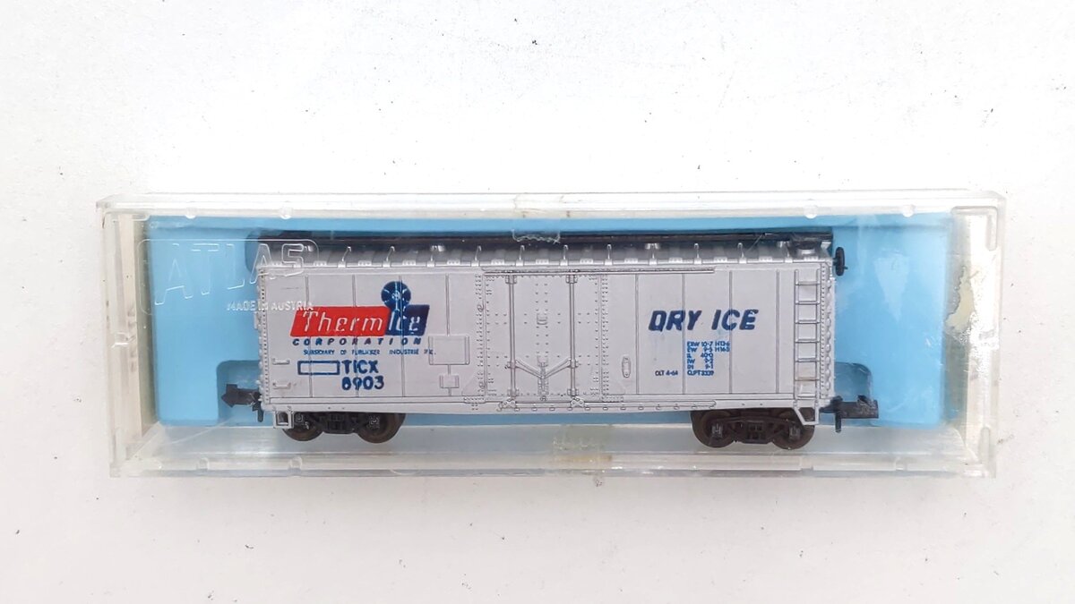 Atlas 2223 N Scale Thermice Refrigerator Car #8903 LN/Box