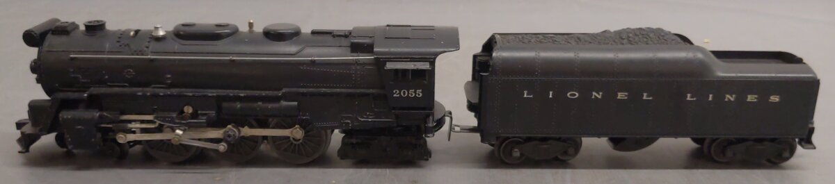 Lionel 2055 Vintage O 4-6-4 Hudson Steam Locomotive & 2046W Tender VG
