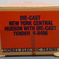 Lionel 6-8406 O New York Central Die-Cast Hudson 4-6-4 Steam Loco & Tender #783 LN/Box