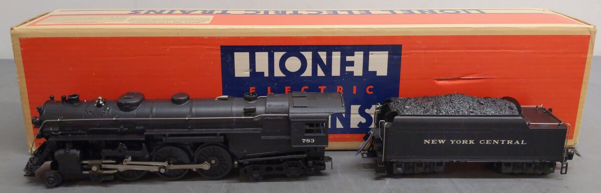 Lionel 6-8406 O New York Central Die-Cast Hudson 4-6-4 Steam Loco & Tender #783 LN/Box
