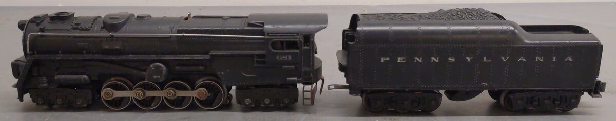 Lionel 681 Vintage O 6-8-6 Die-Cast S2 Steam Turbine Loco w/2671W Tender VG