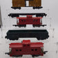 American Flyer Vintage S Postwar Freight Cars # 24076, 24575, 638, 931 & 638 [5] EX
