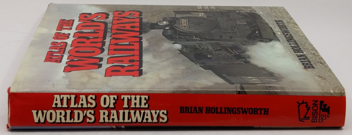 Atlas of The World's Railways Hardcover Book By Brian Hollingsworth VG
